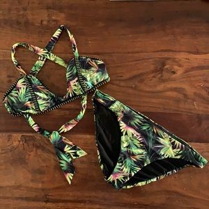 Lucky Brand Tropical Swimsuit